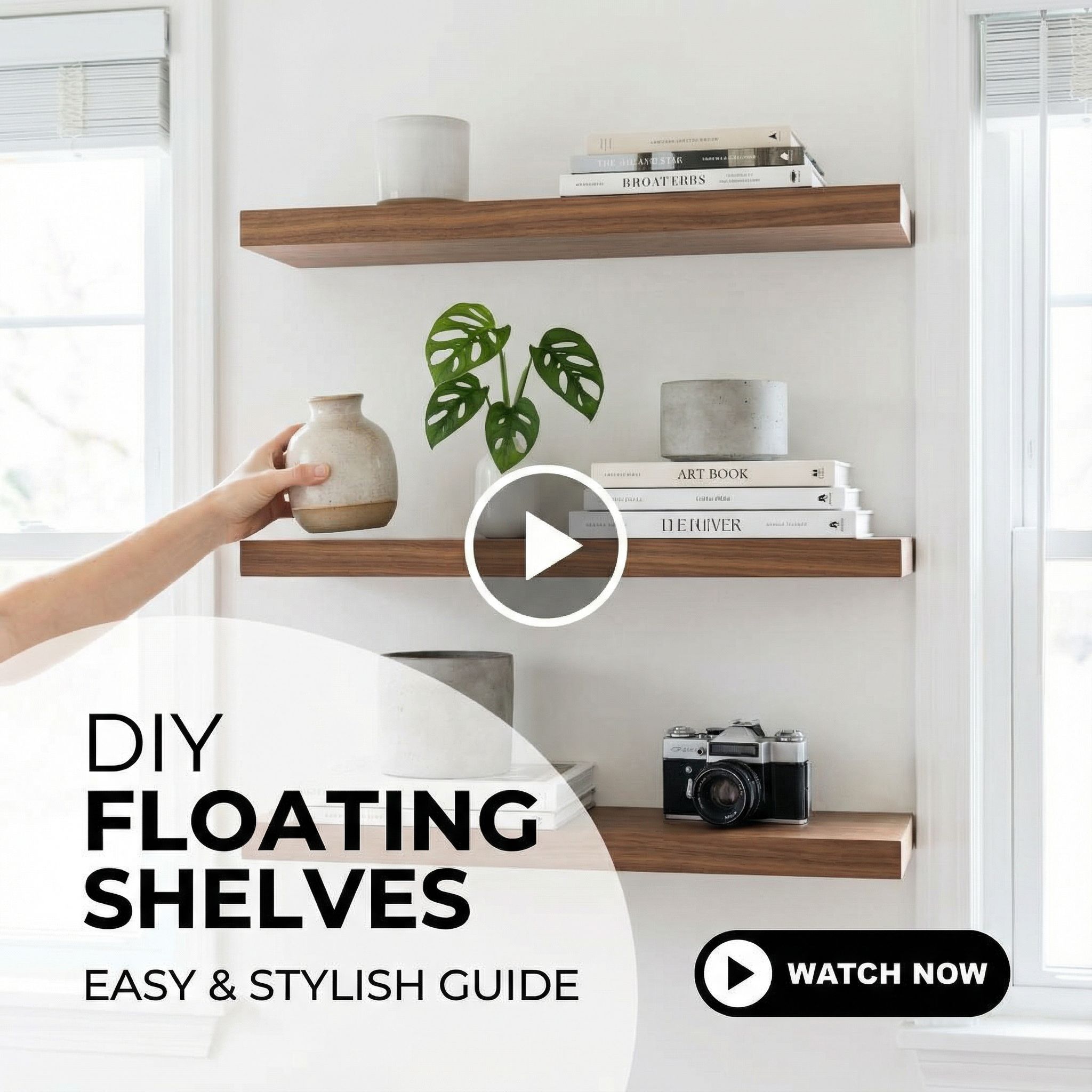 Prateleiras Flutuantes DIY